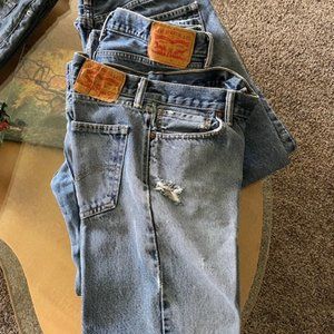 LEVIS 505 MEN'S JEANS, SIZE 33-30